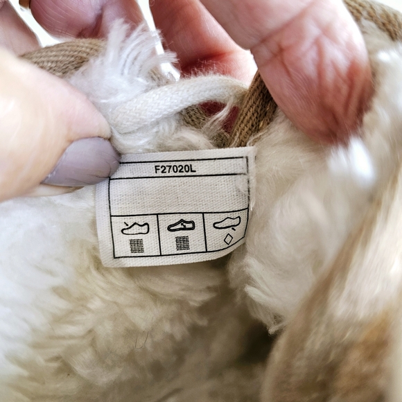 UGG Neumel boots size 5 natural hemp woven lace up plush lined - Picture 14 of 14